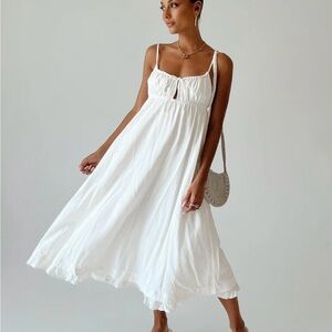 NWT Princess Polly || Empress of Love White Maxi Dress